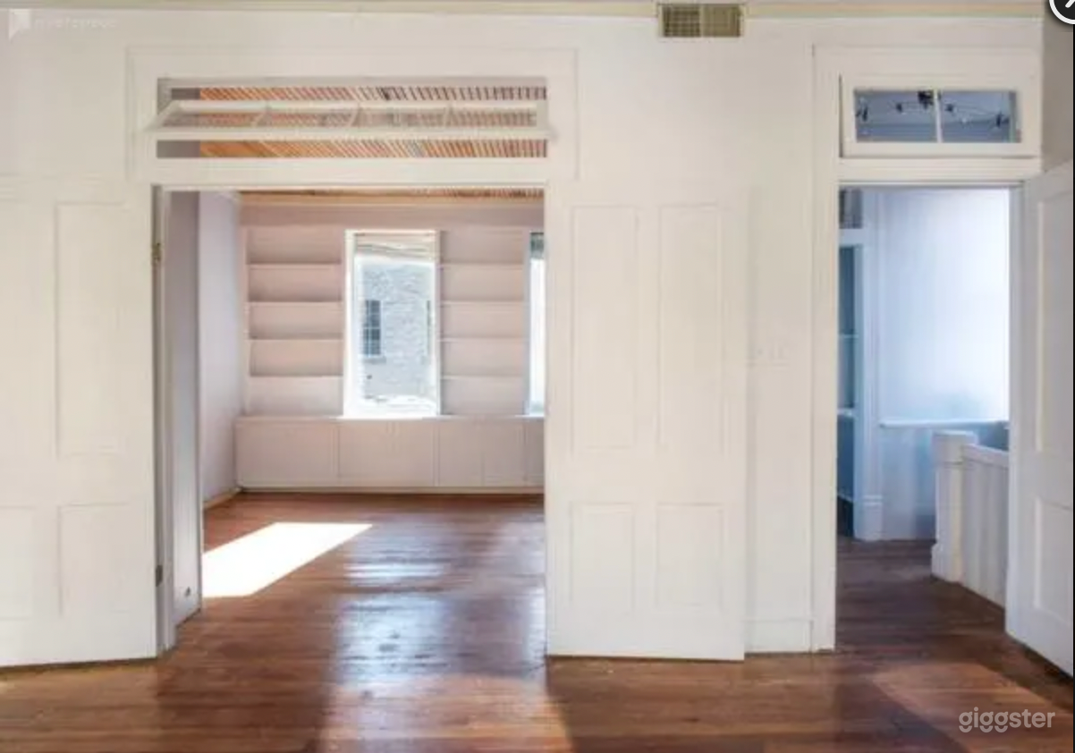 door to studio and adjoining room