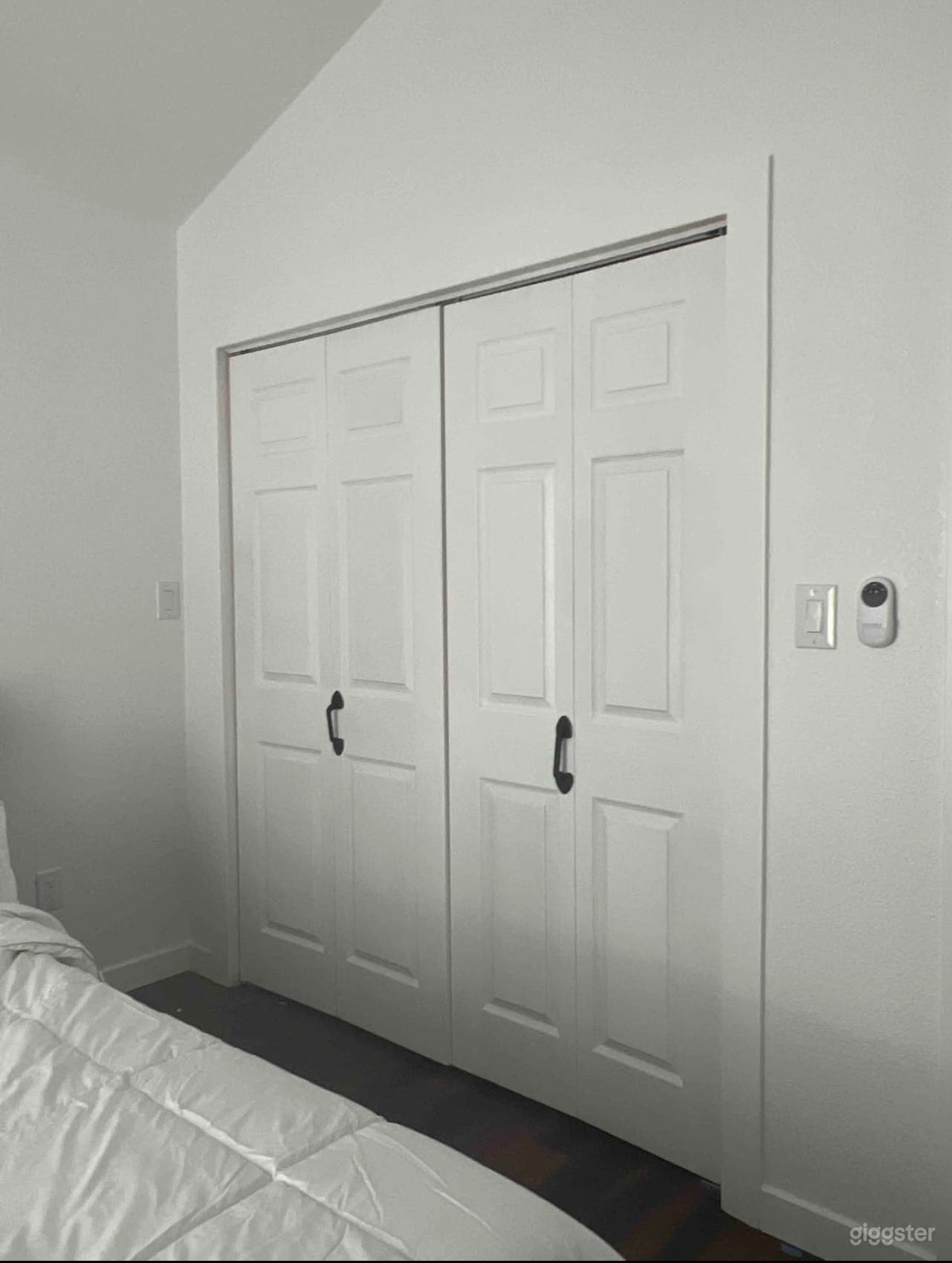 Guest room walk in closet 