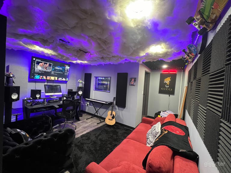  Studio d'enregistrement musical privé / Espace salon 