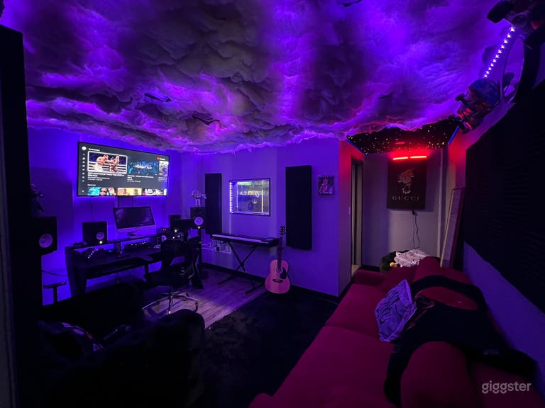  Studio d'enregistrement musical privé / Espace salon 