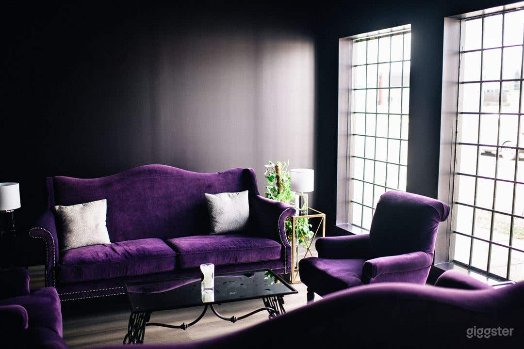 Purple themed Private Lounge Room Bar in Birmingham Photo 1