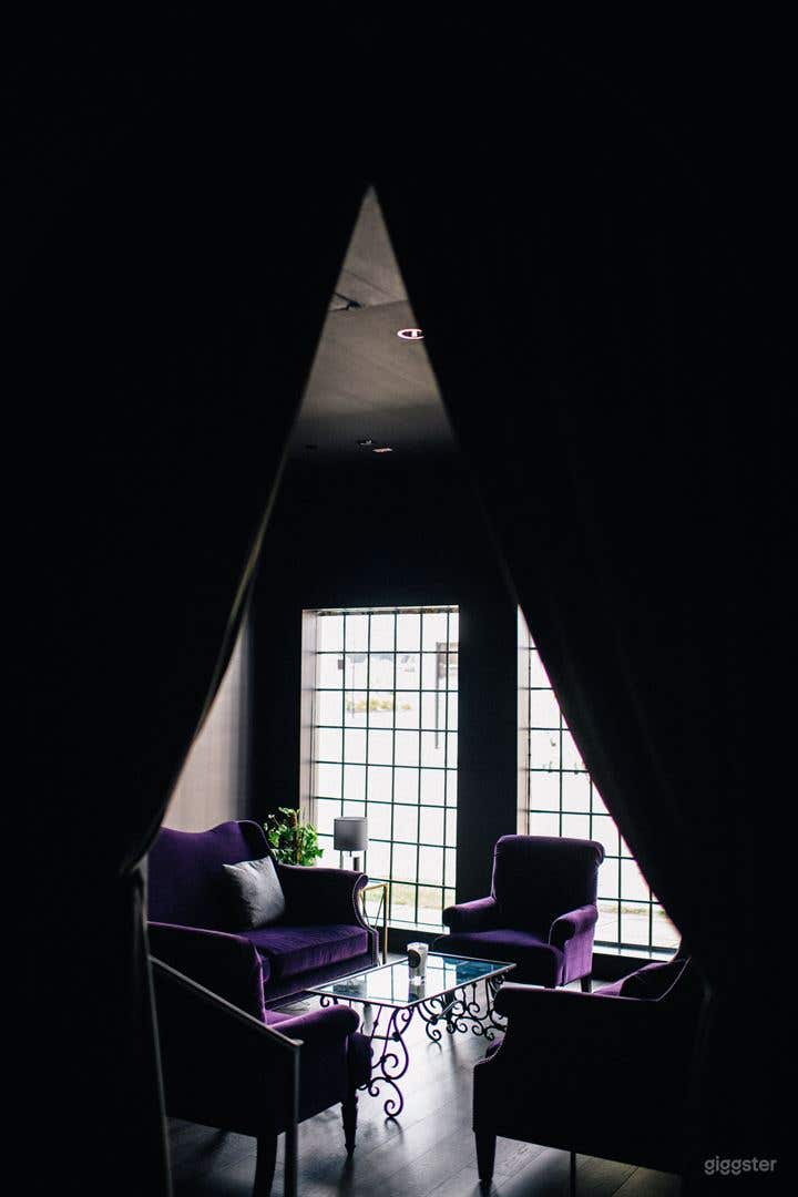 Purple themed Private Lounge Room Bar in Birmingham Photo 2