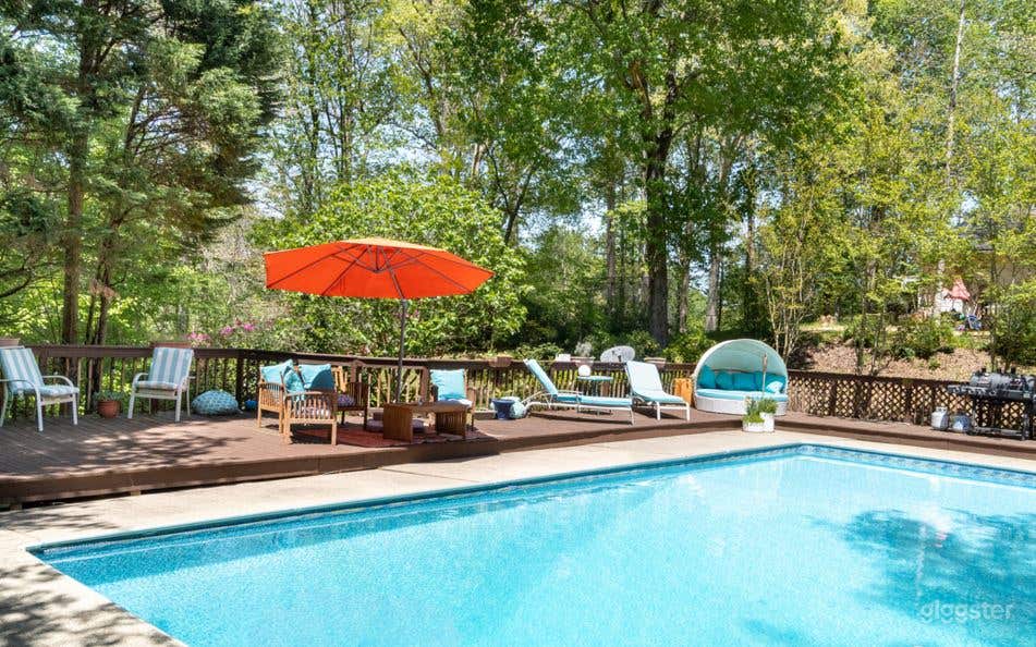 Incredible Backyard Pool and Deck Photo 2