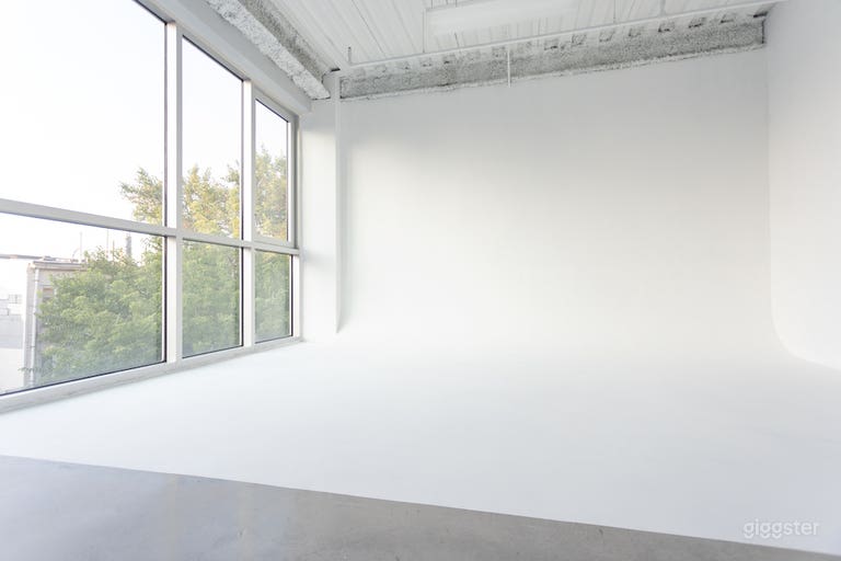  Estudio fotográfico CYC Wall con vista al horizonte AnX 