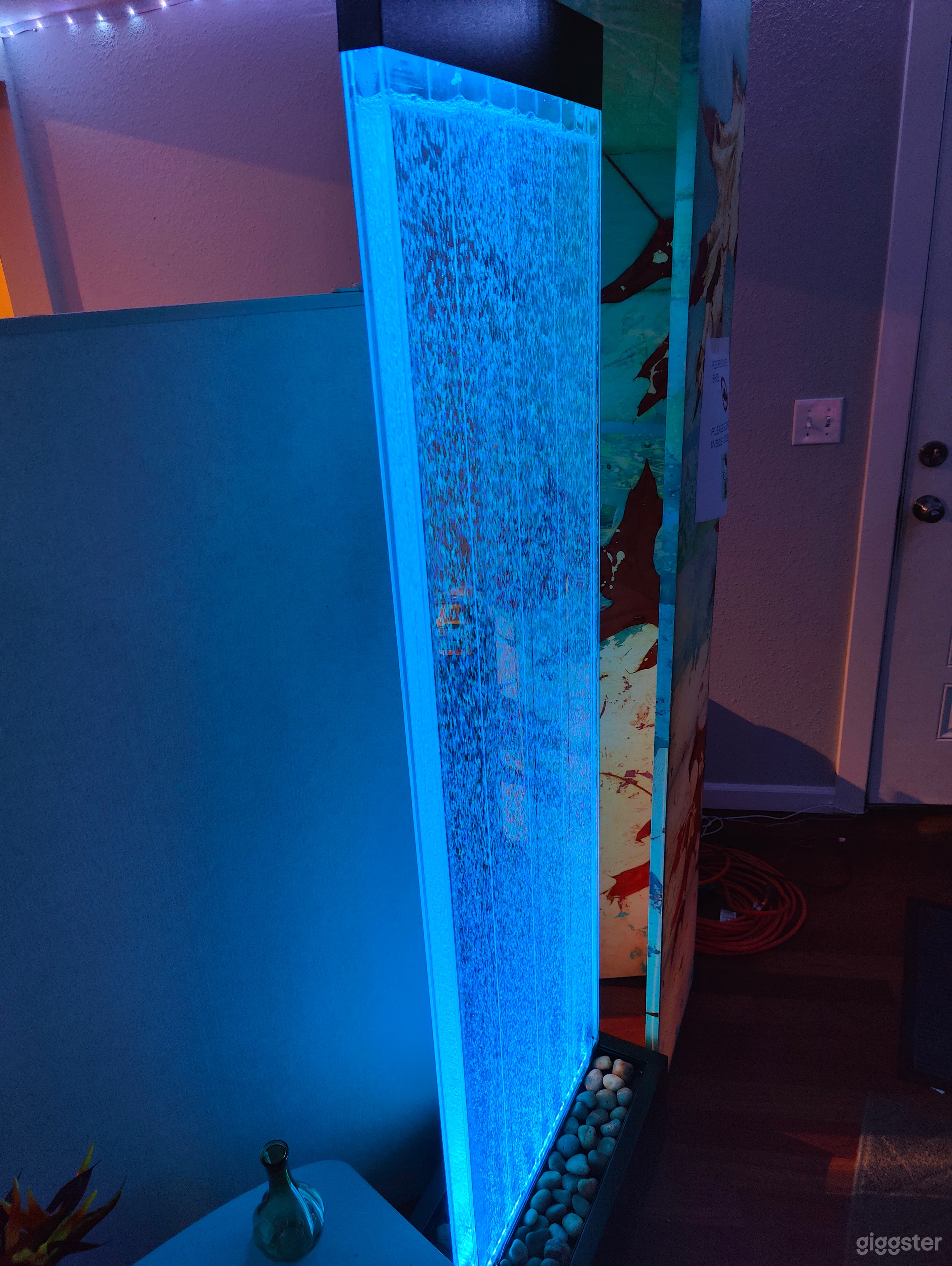 bubble fountain wall