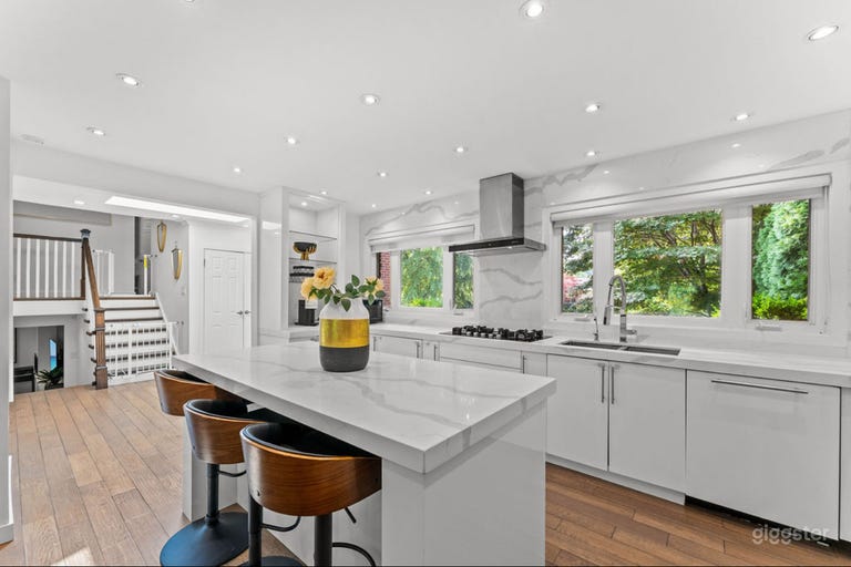  Modern Home with Forest Like Backyard 