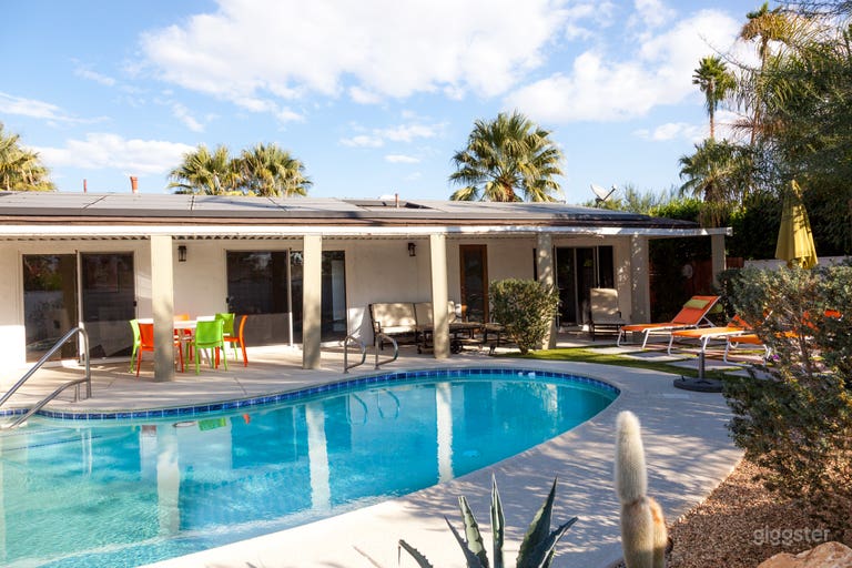  Colorful Hacienda Hideaway in Movie Star Colony 