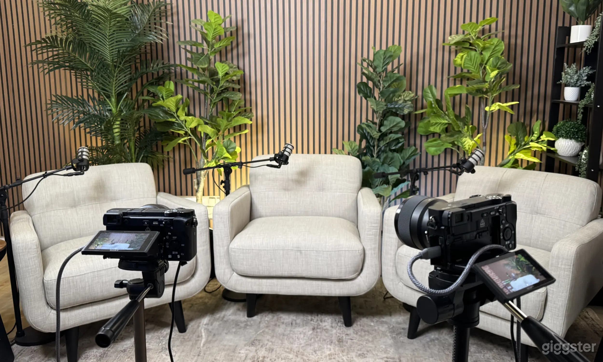 Austin 3-Camera Video Podcast Studio Photo 1