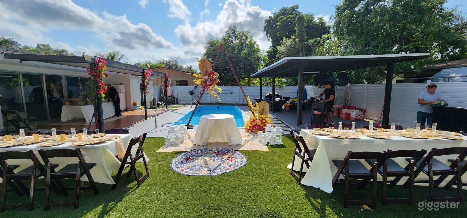 Preparing for the wedding 