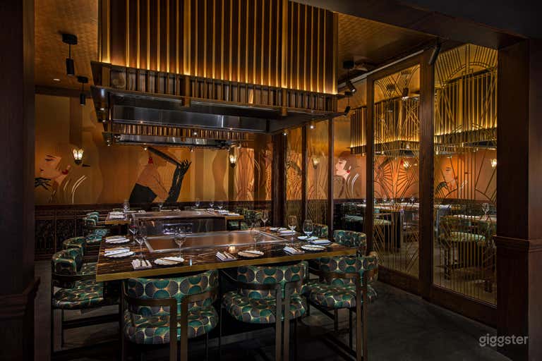  Teatro Art Decó de Alta Energía para Teppanyaki Franco-Japonés 