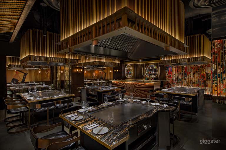  Teatro Art Decó de Alta Energía para Teppanyaki Franco-Japonés 