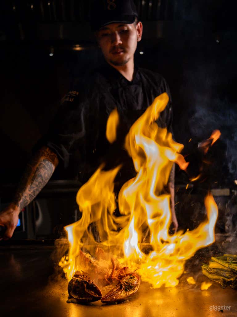  Teatro Art Decó de Alta Energía para Teppanyaki Franco-Japonés 