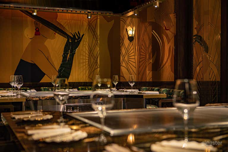  Teatro Art Decó de Alta Energía para Teppanyaki Franco-Japonés 
