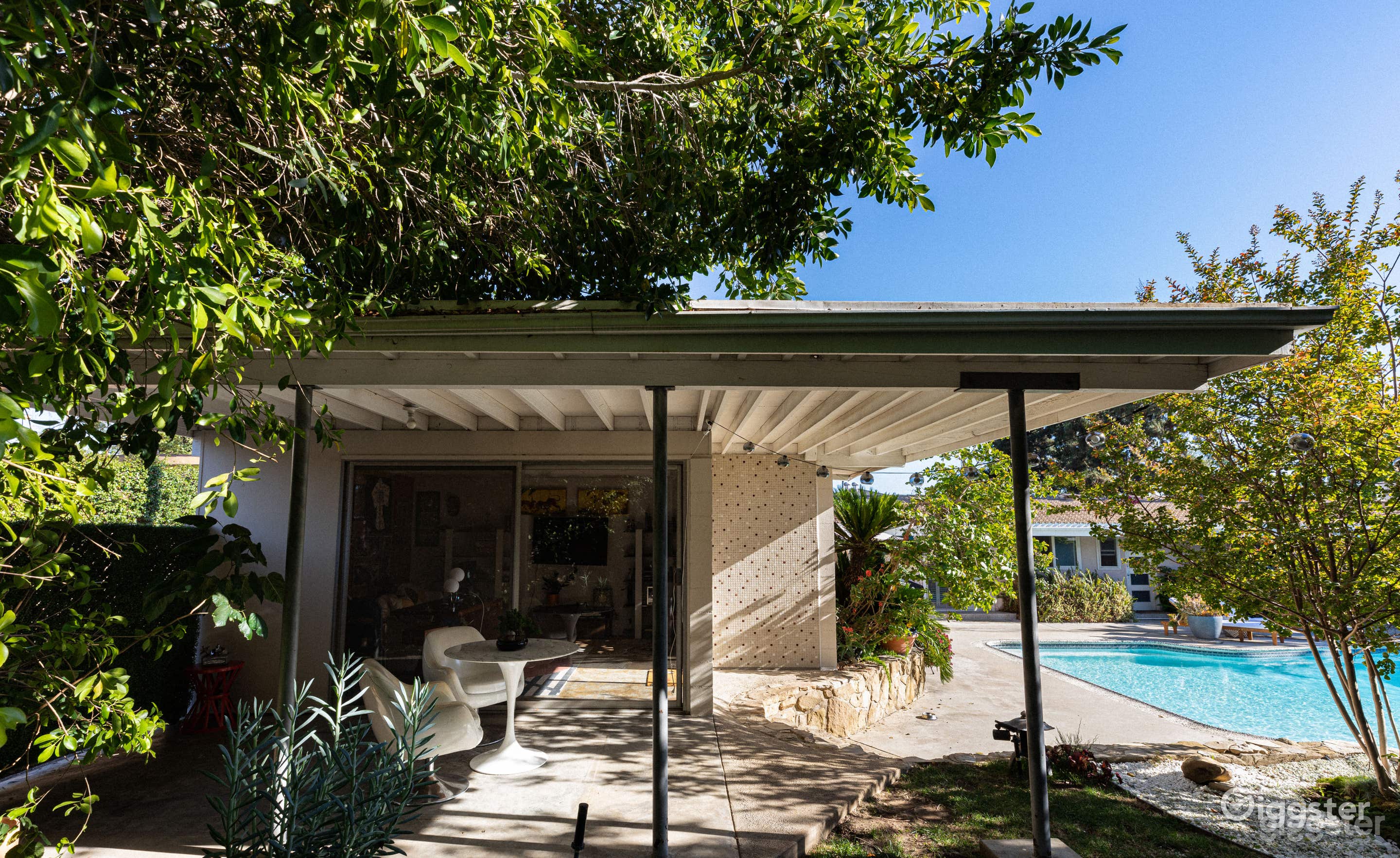 Saltwater pool in an  Expansive Vintage Residence Photo 4