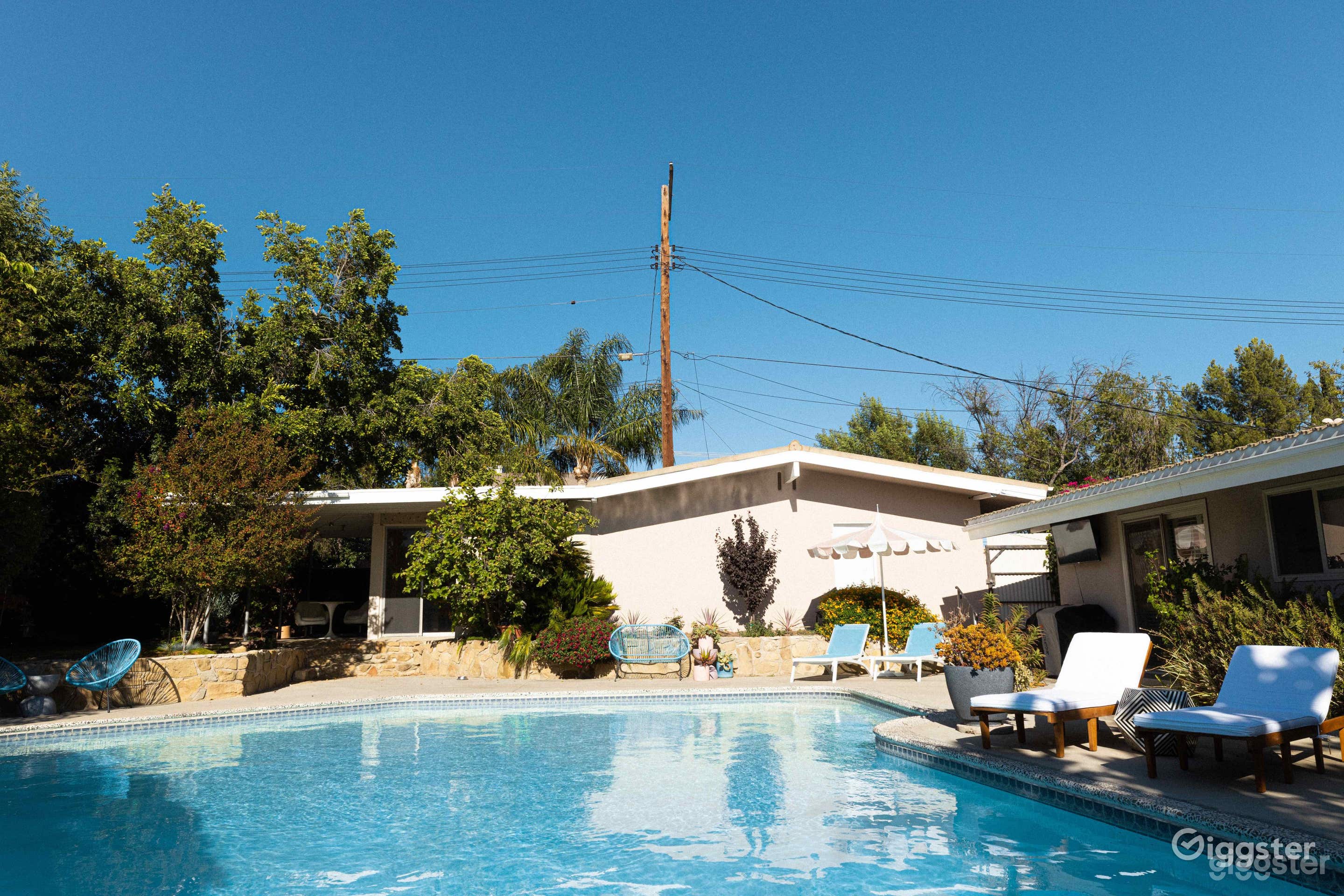 Saltwater pool in an  Expansive Vintage Residence Photo 2