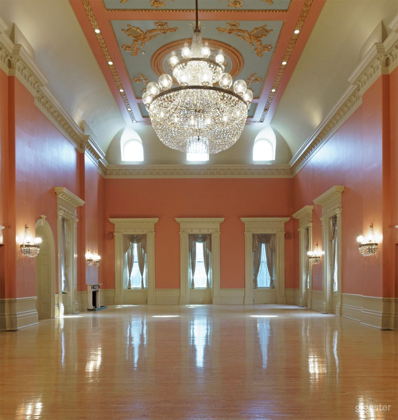 Historic 1850 Ballroom & Event Hall with Chandeliers Photo 2