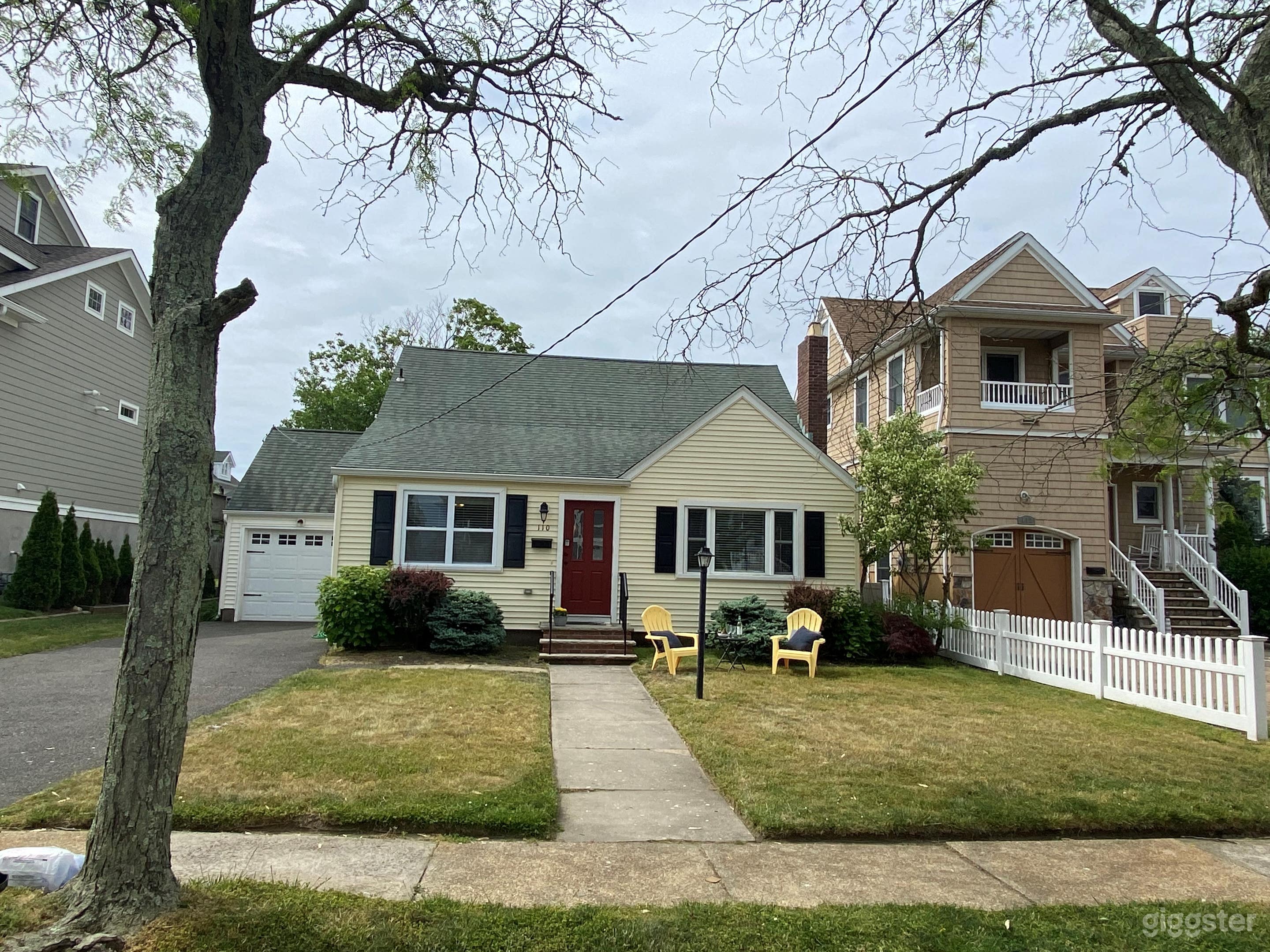 Front of charming house