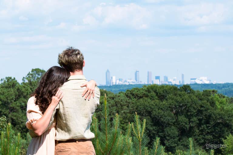  Atlanta Skyline View from Lookout Point 