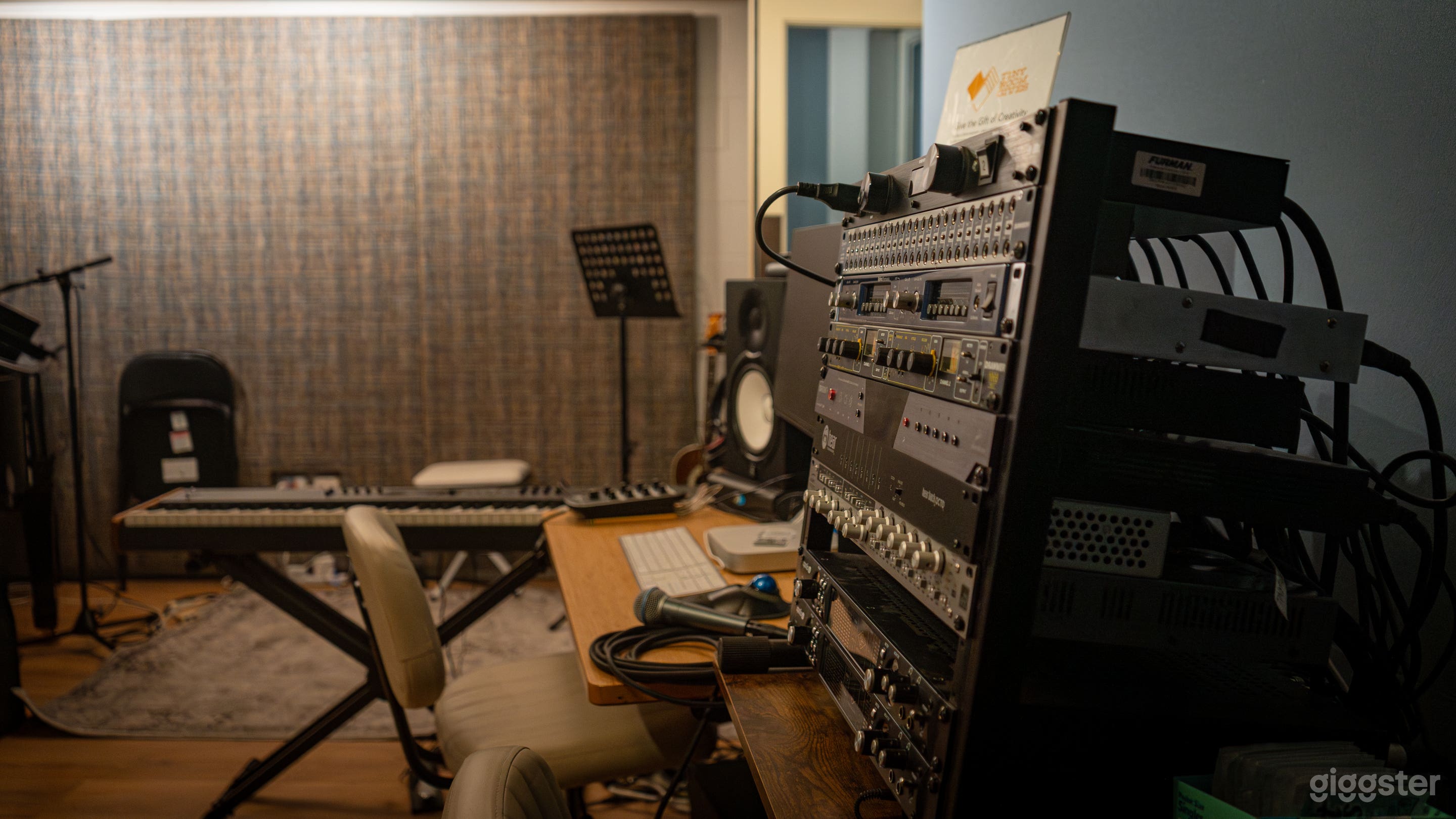 Recording Room with Vocal Booth by The Recording C Photo 2