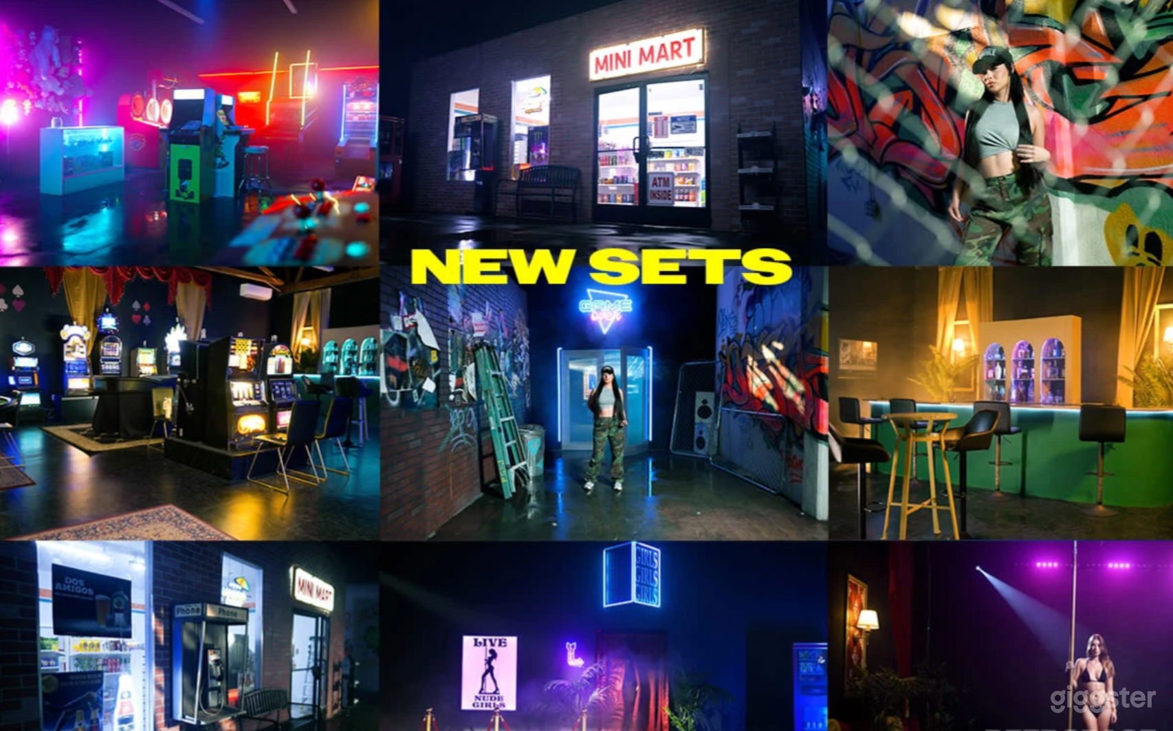 Multi Set . Strip Club, Casino,Arcade, Mini Mart Photo 1