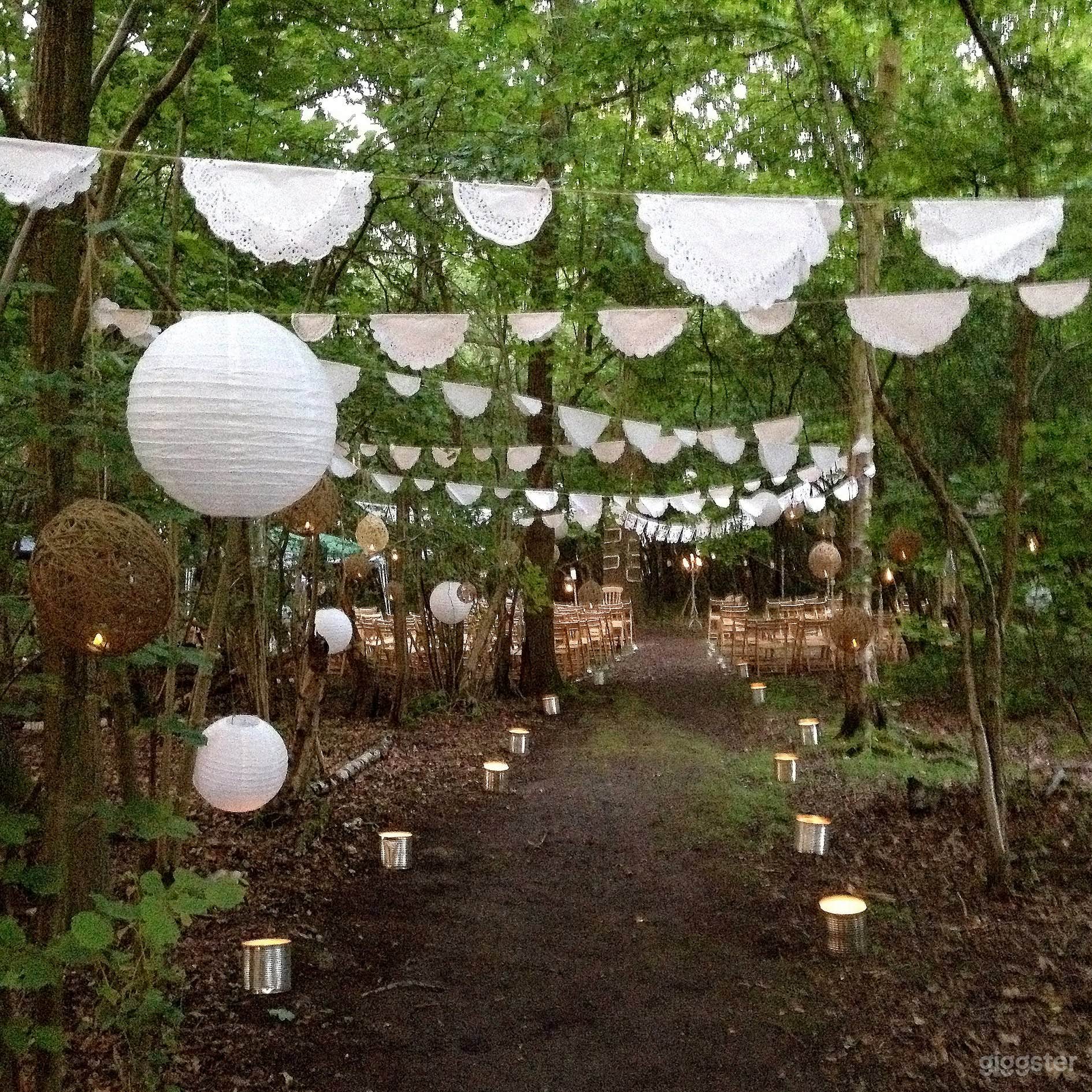Enchanting Woodland Venue with Lakes & Treehouse Photo 4