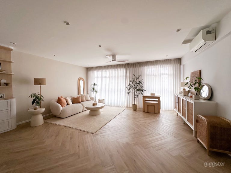  Piso HDB brillante y acogedor con vibras modernas de granja costera 