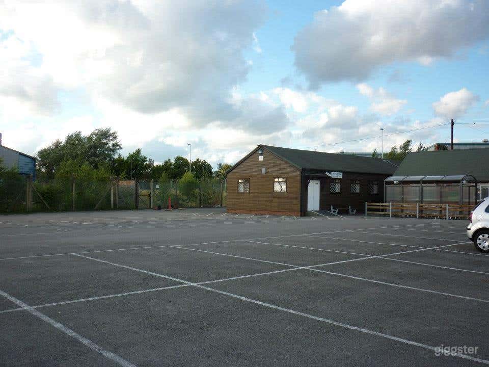 Spacious, secure car park