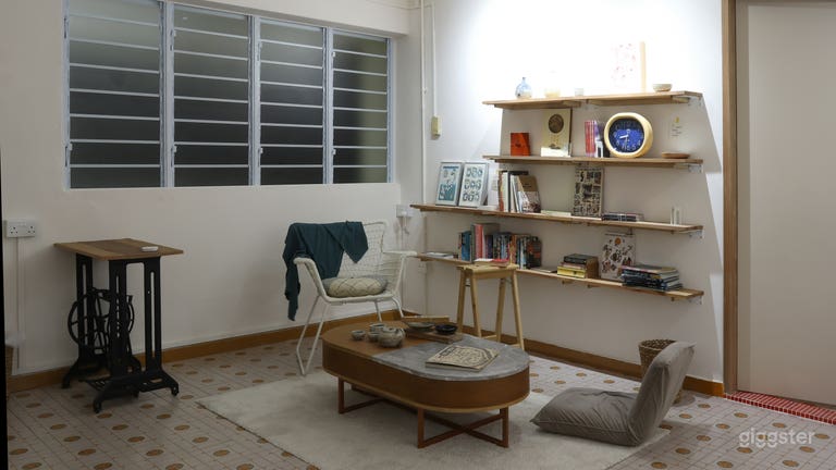  Newly Restored 50-Year-Old 4-Room HDB with Pottery Studio 