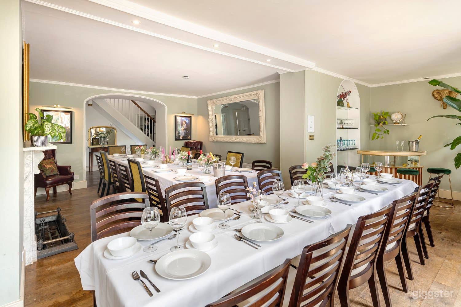 Perfect setting for a fine dining experience hosted by one of the area’s award-winning chefs