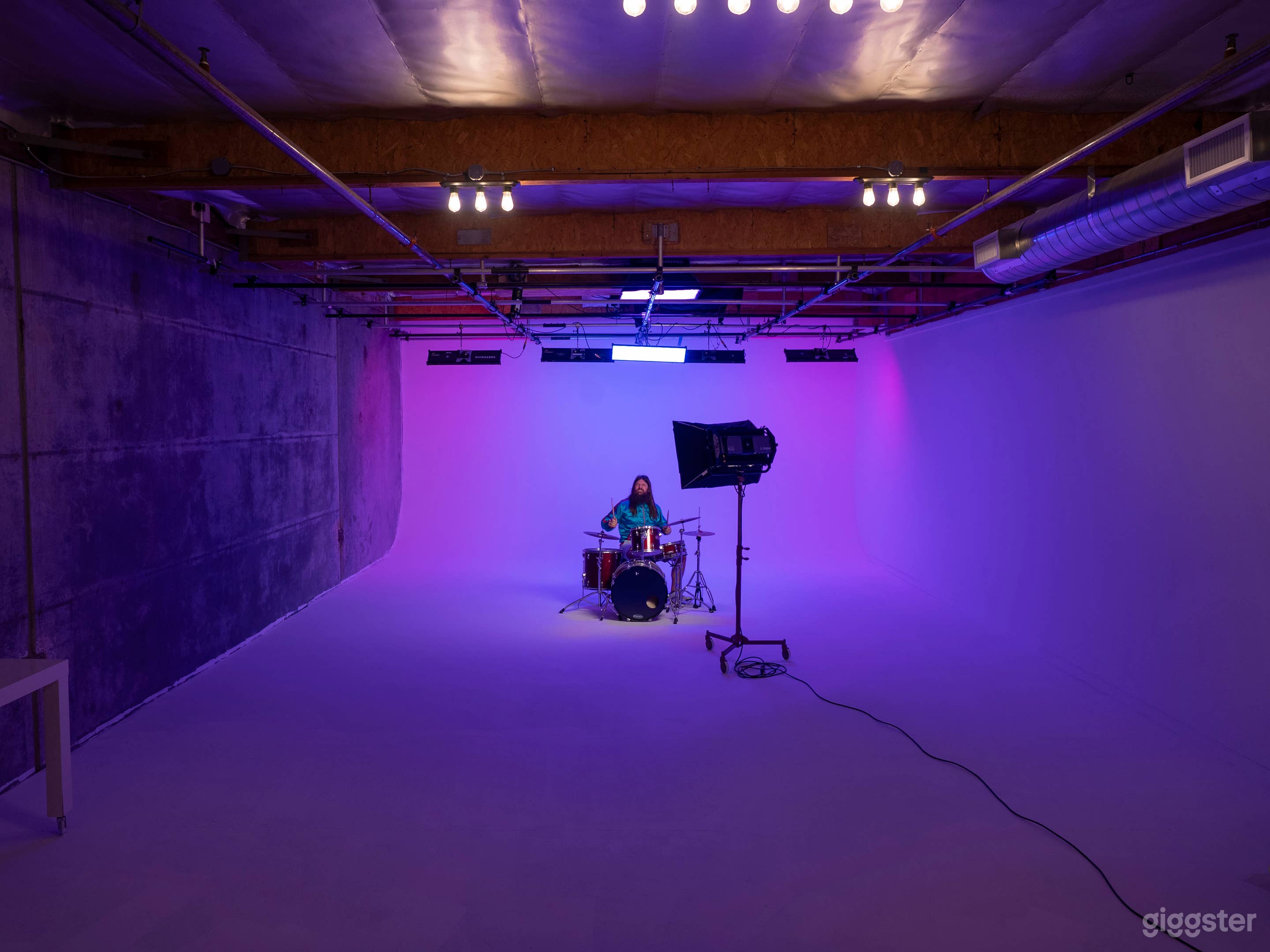 Full RGB lighting fixtures pre hung to unleash your creativity