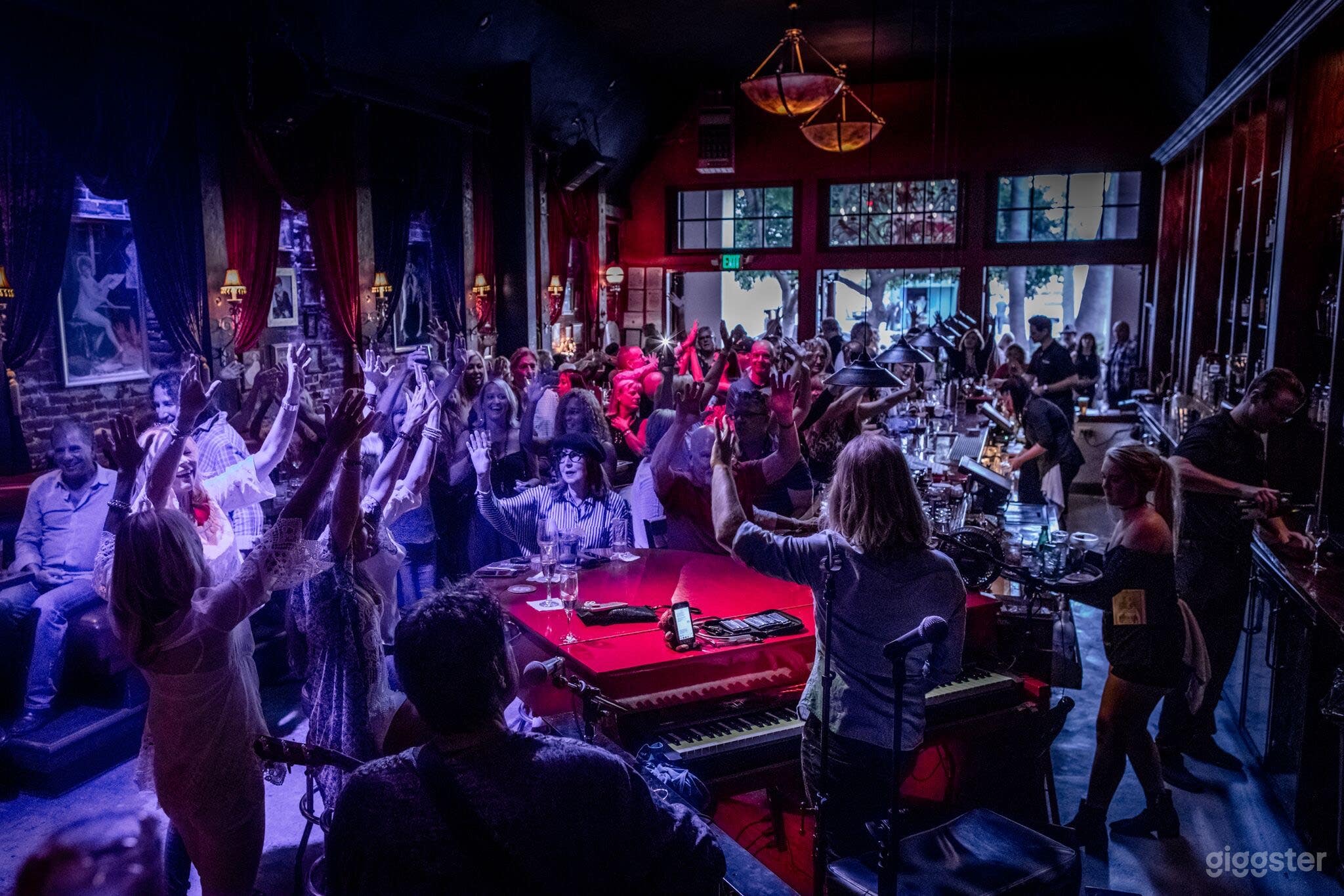 The Red Piano in action