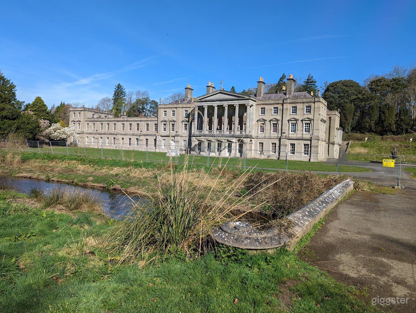 Front of the Mansion
