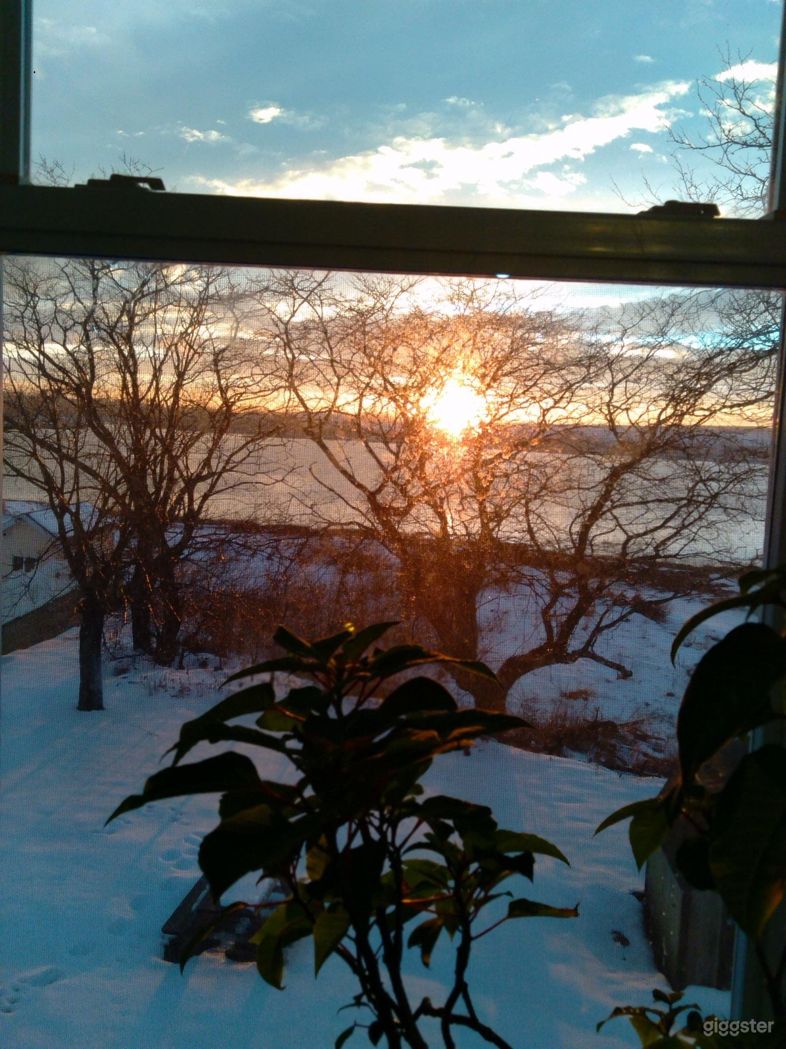 Winter Views at Sunset