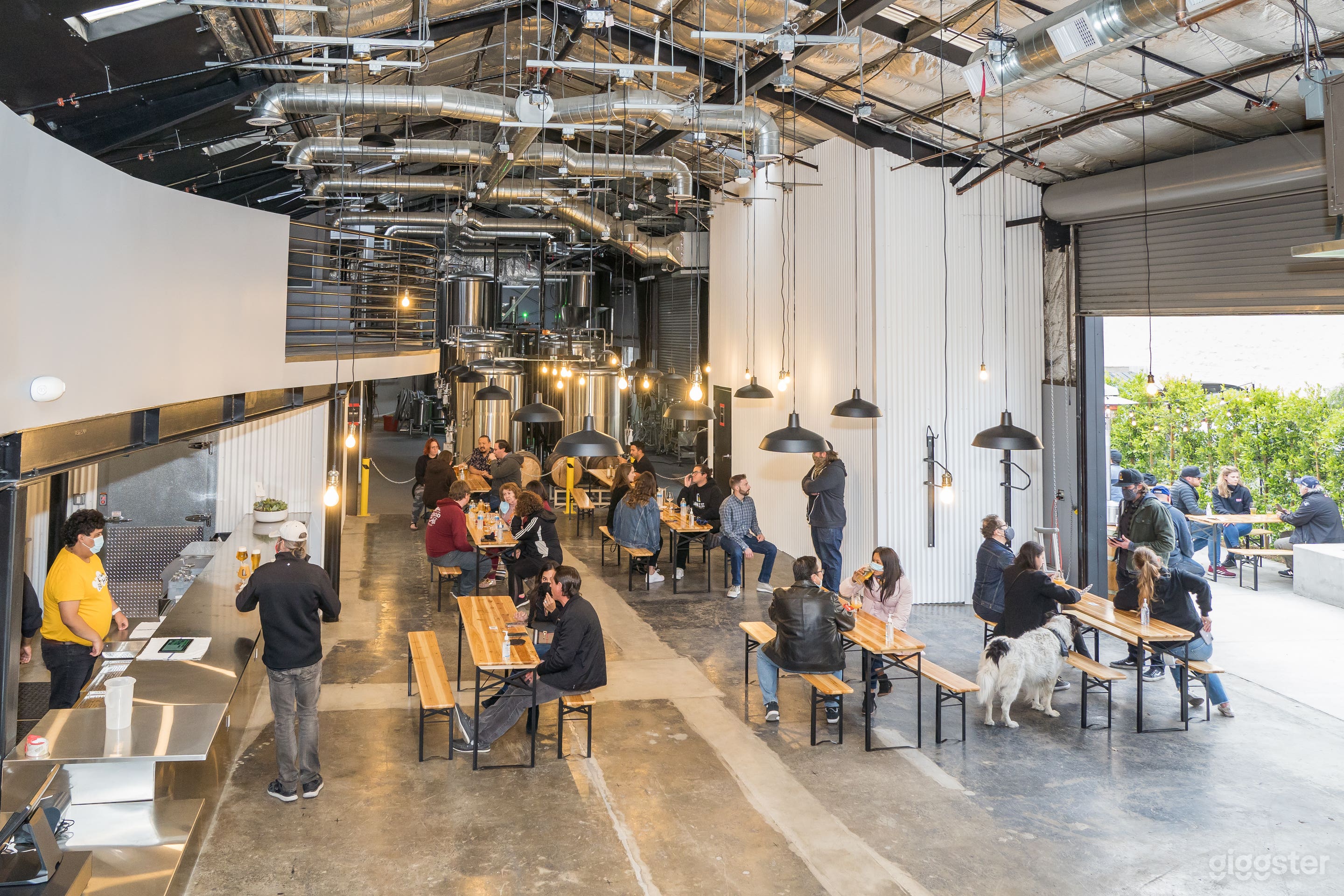 Taproom - seating for about 60; total capacity 150