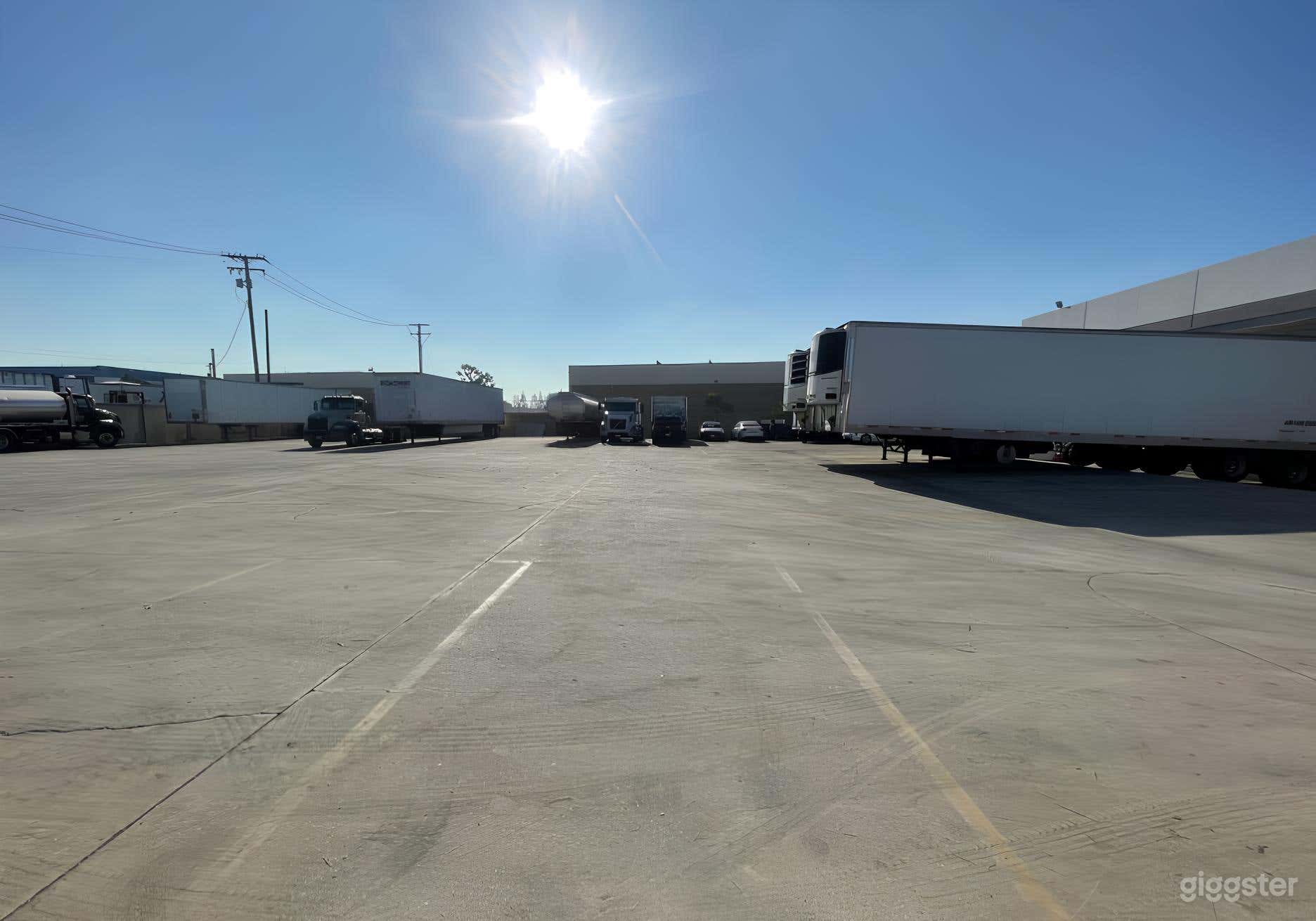 Wide and Open Truck Stop for Filming Photo 2