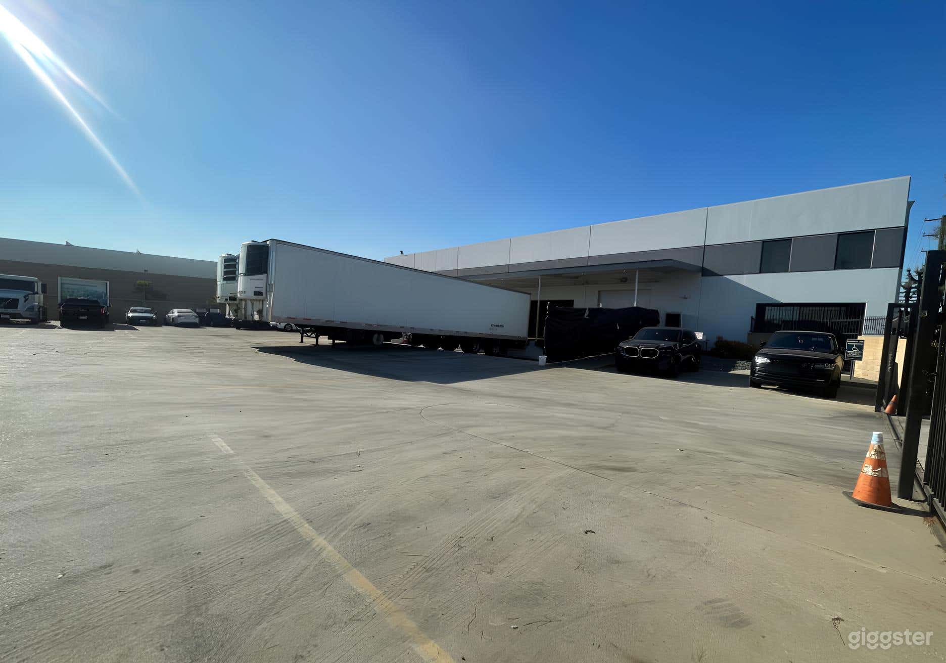 Wide and Open Truck Stop for Filming Photo 4