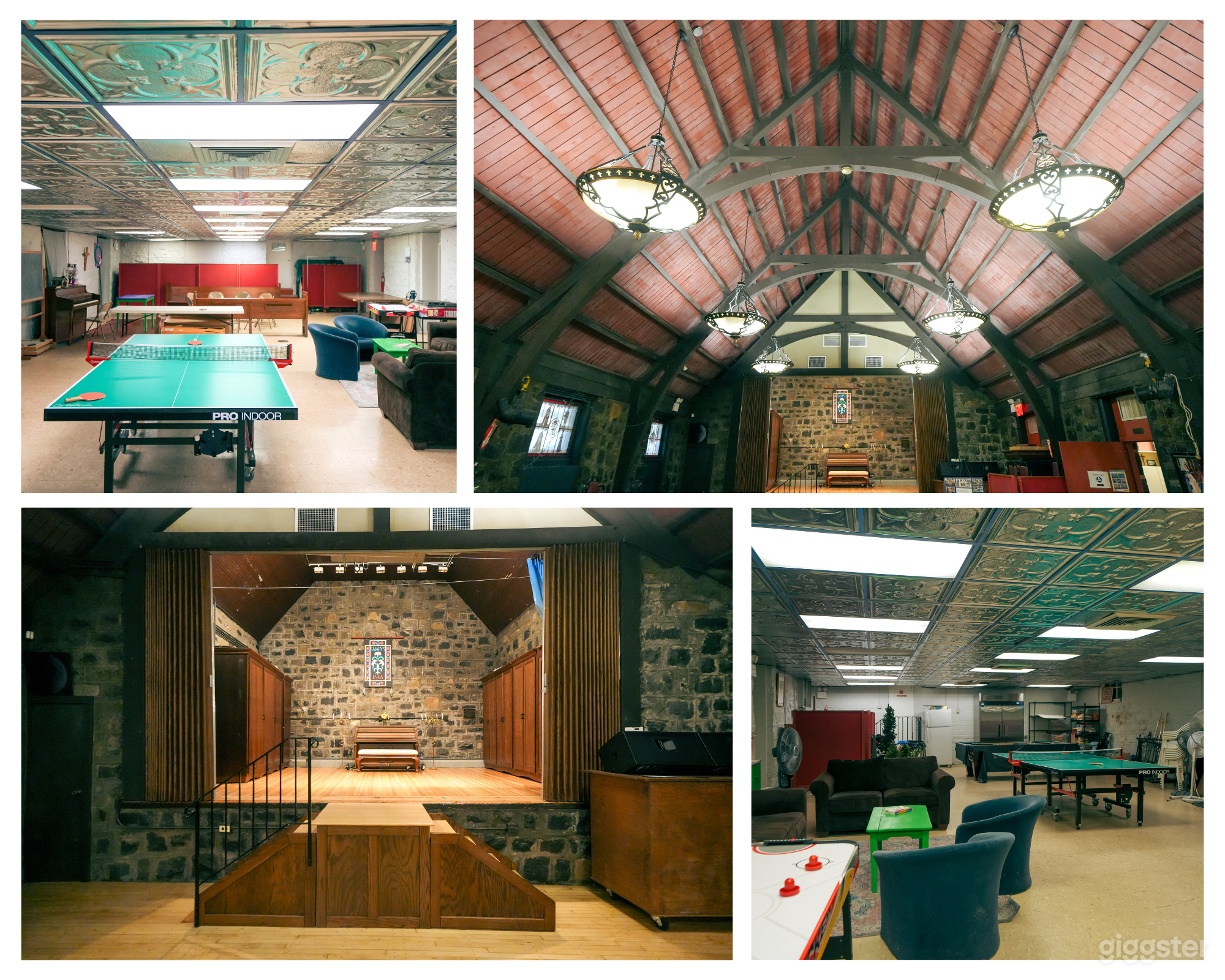 Spacious Brick-walled Hall with Rustic Charm  Photo 1