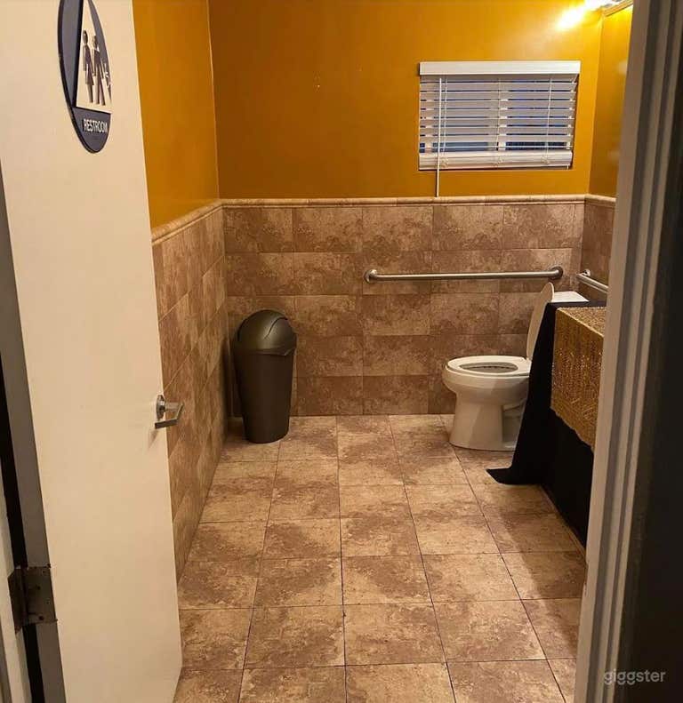  Restroom- We keep it sanitized and fully stocked. 