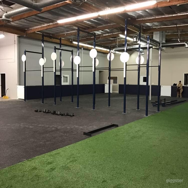 Overall gym shot from south side of gym looking at the class rooms 