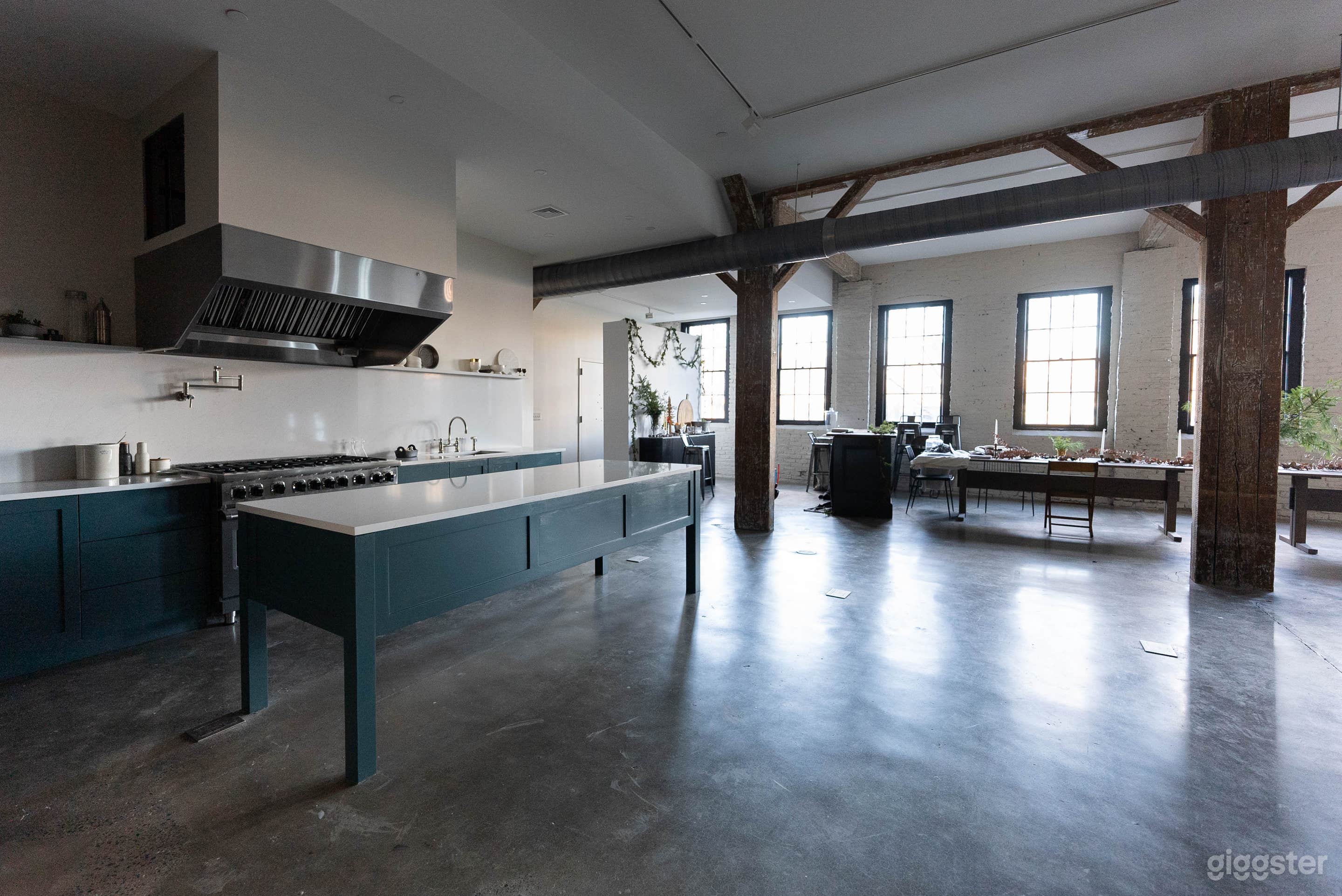 Natural Light Culinary Studio in Industrial Bldg Photo 4