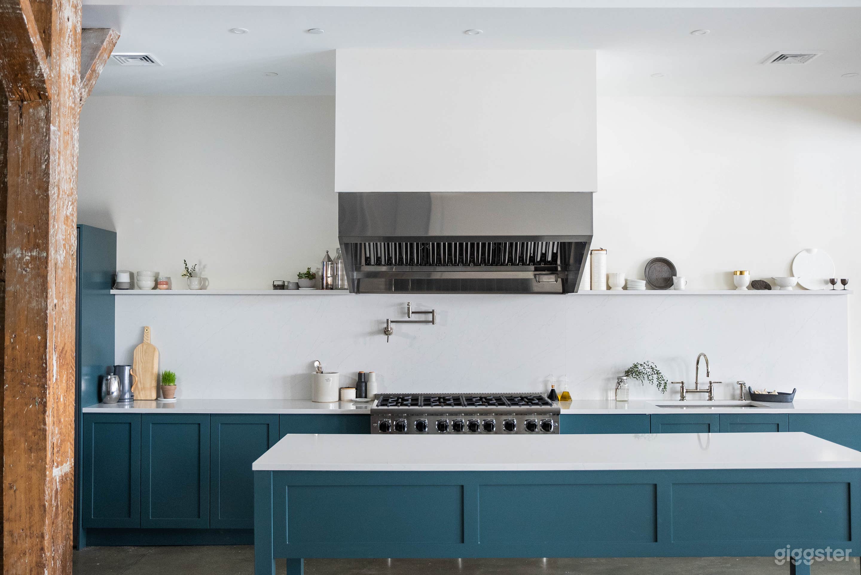 Natural Light Culinary Studio in Industrial Bldg Photo 1