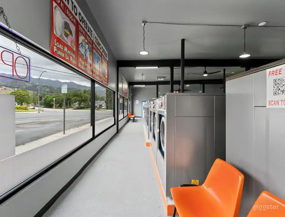 Modern Cinematic Laundromat for Film, TV & Photo Shoots Photo 2