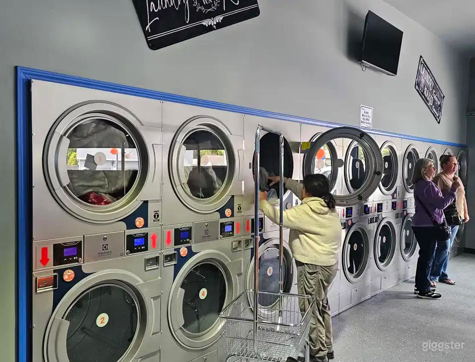 Modern Cinematic Laundromat for Film, TV & Photo Shoots Photo 1