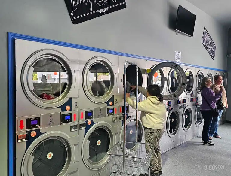  Modern Cinematic Laundromat for Film, TV & Photo Shoots 