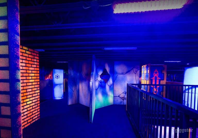  Two-Story Urban Grunge Laser Tag DC Themed Arcade  Arena 
