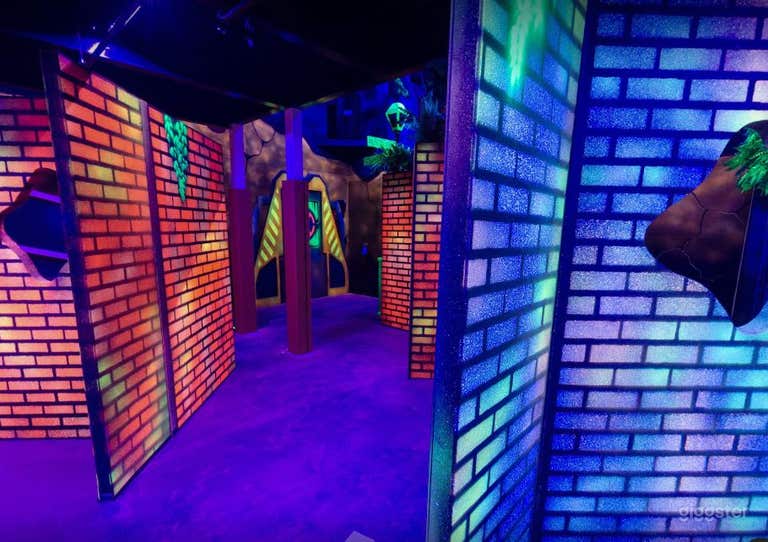  Two-Story Urban Grunge Laser Tag DC Themed Arcade  Arena 