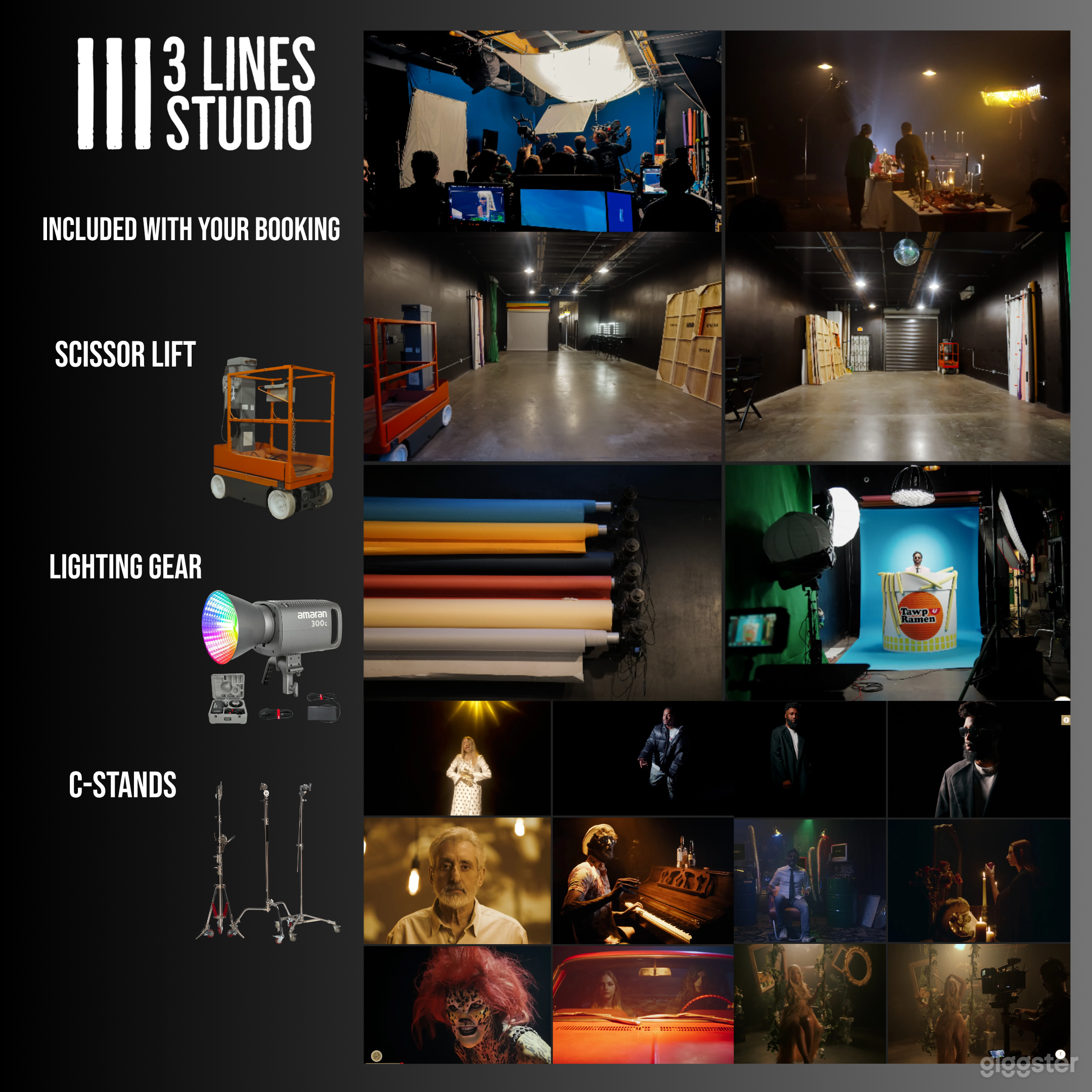 3 LINES STUDIO BLACK BOX: GREEN SCREEN, PODCAST ROOM, FLATS Photo 1