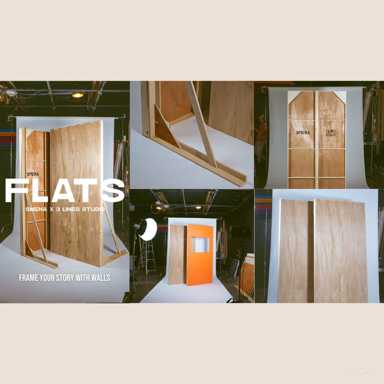  3 LINES STUDIO BLACK BOX : ÉCRAN VERT, SALLE DE PODCAST, FLATS 