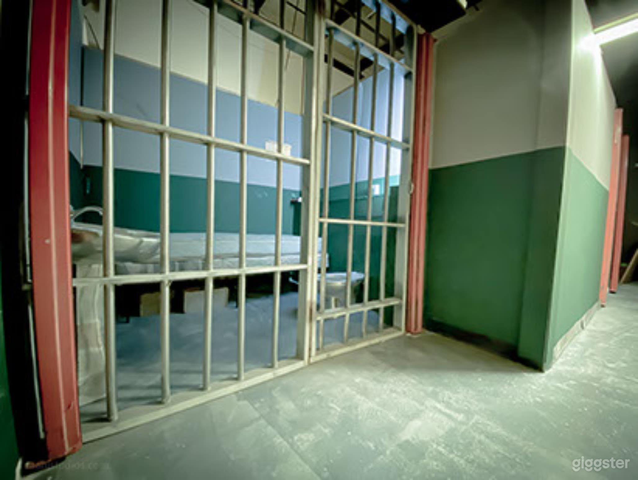 Jail Cell &amp; Interrogation Room Set perfect for your next short film, music video, or commercial scene.