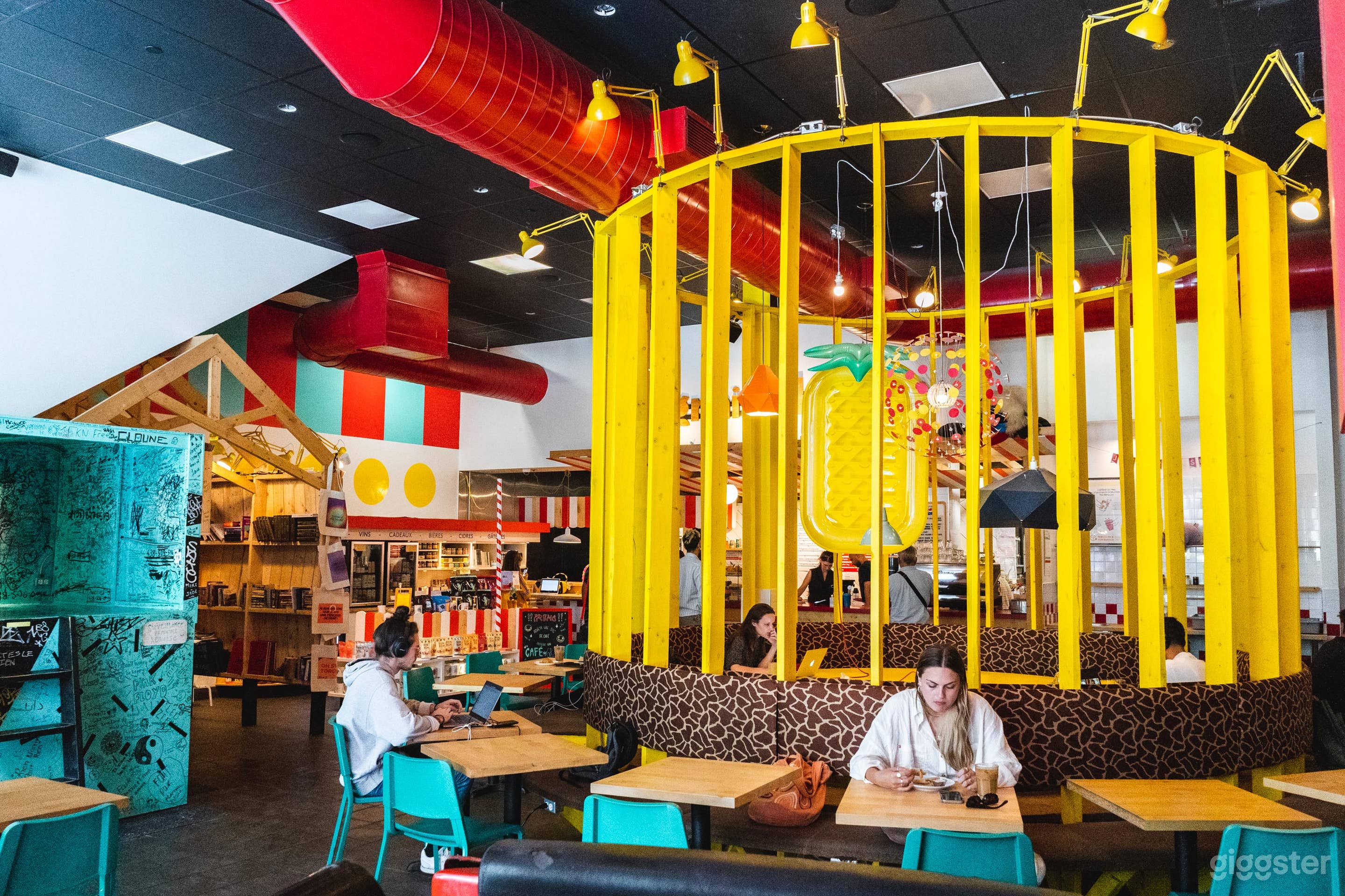 Playful and Vibrant Cafe Space in Montreal Photo 2